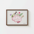 Wilting - Migraine Awareness Watercolor Print
