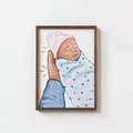Held - Watercolor Print