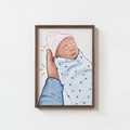 Held - Watercolor Print