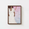 I've a Mother There Too - Heavenly Mother Religious Watercolor Print