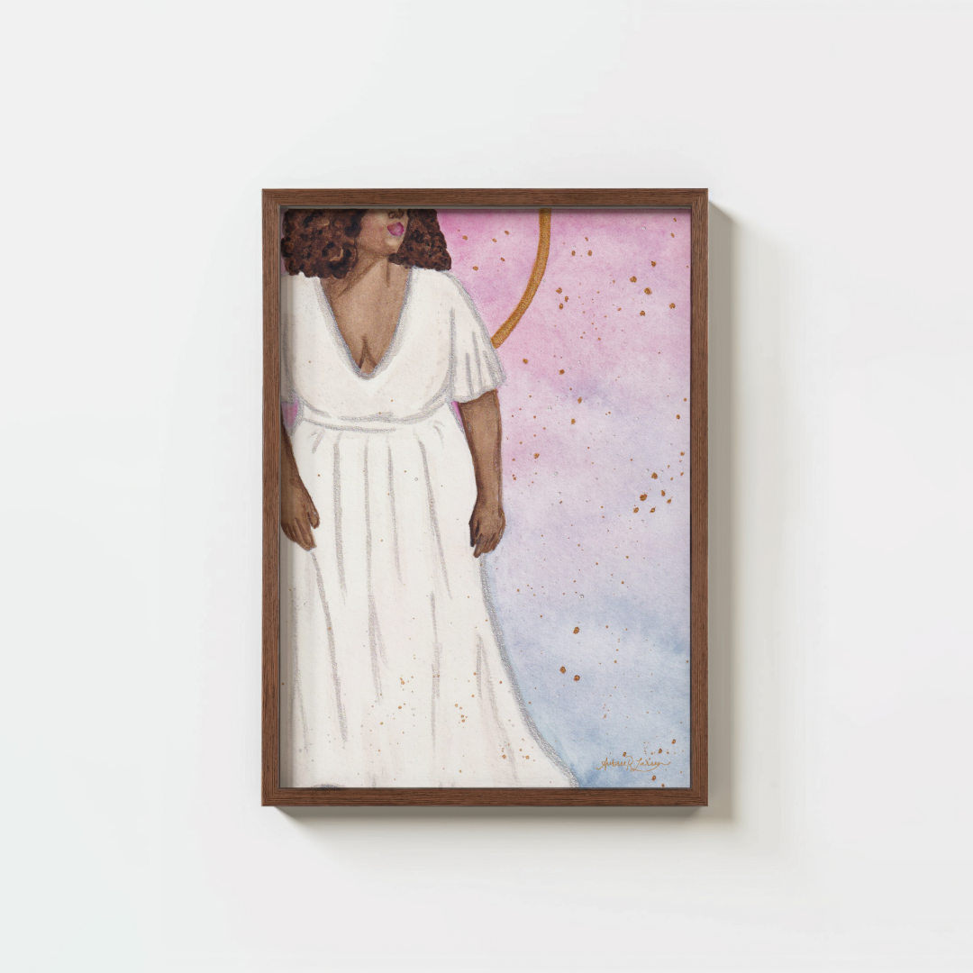 I've a Mother There Too - Heavenly Mother Religious Watercolor Print