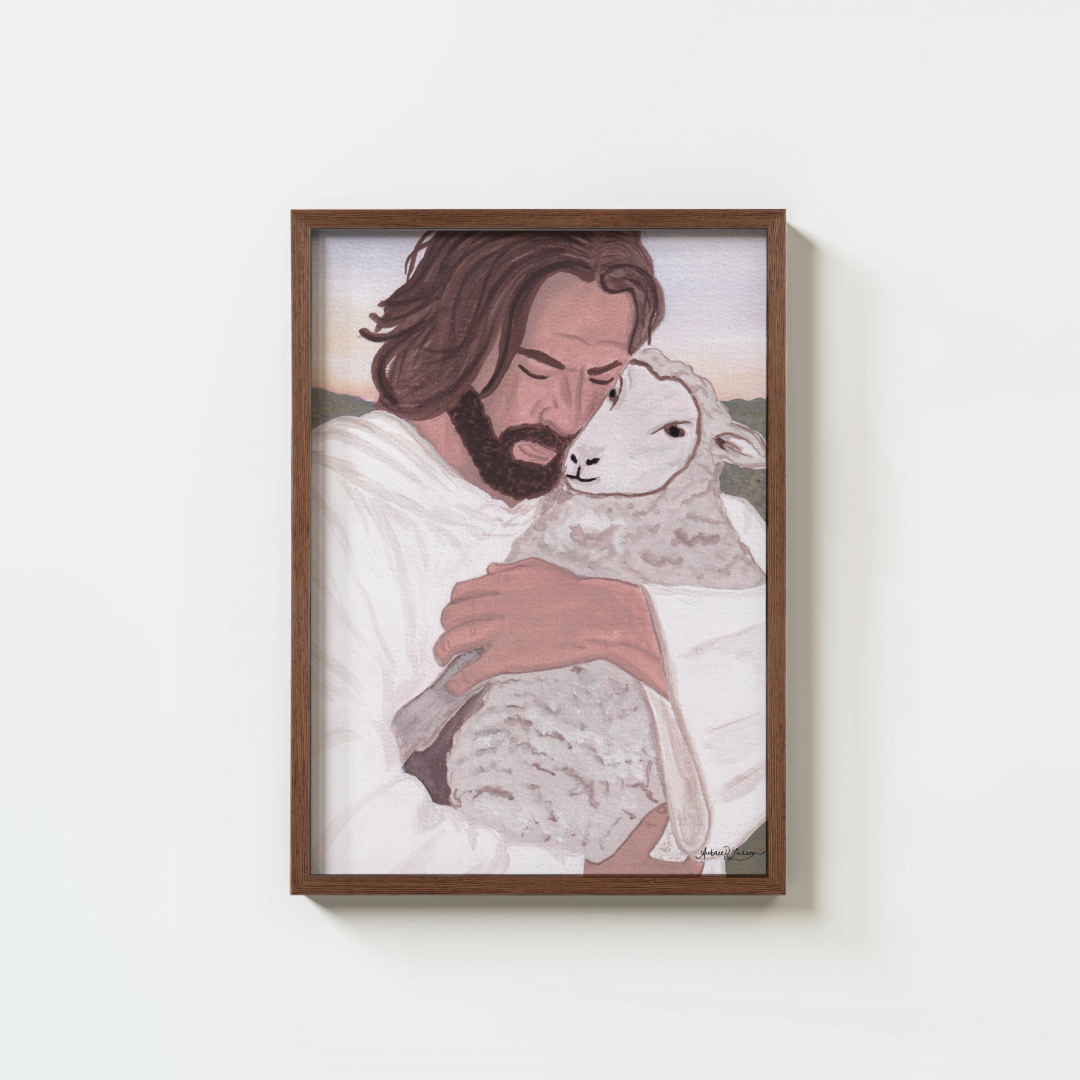 Lamb of God - Christ Watercolor Print