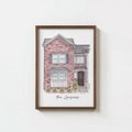 Custom Watercolor House Portrait