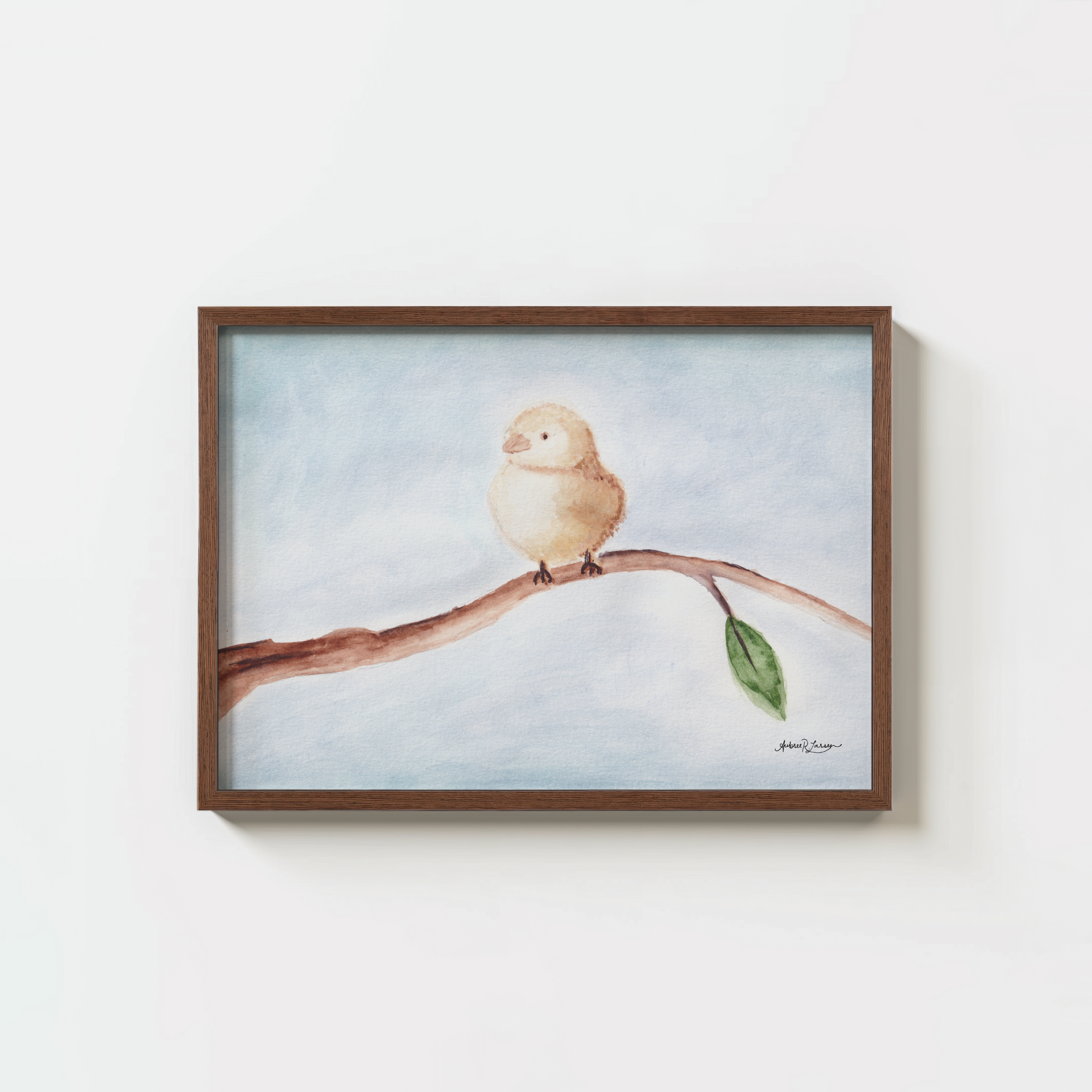 Little Bird - Watercolor Nature Print