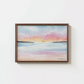 Ocean Sunset - Nature Watercolor Print