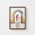 Risen - Religious Christ Watercolor Print