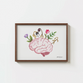 Wilting - Migraine Awareness Watercolor Print